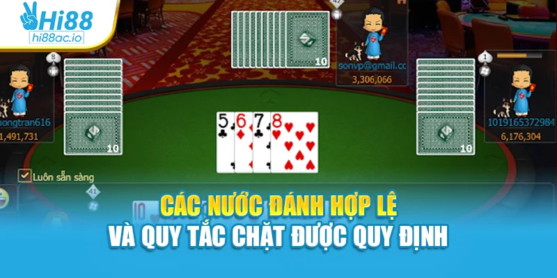 Các nước đánh hợp lệ và quy tắc chặt được quy định