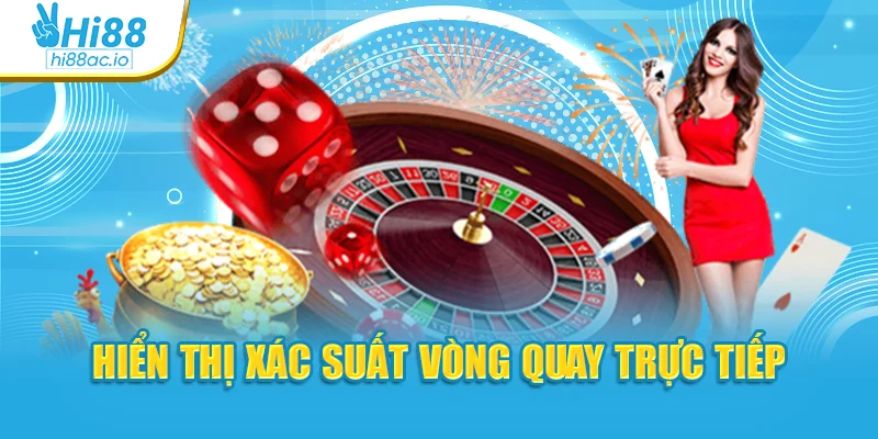 Hiển thị xác suất vòng quay trực tiếp