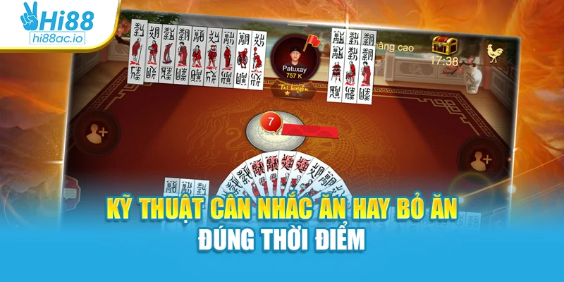 Kỹ thuật cân nhắc ăn hay bỏ ăn đúng thời điểm